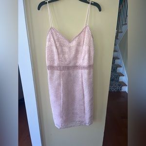 Adorable light pink mini bodycon dress- Size M